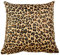 generisch KUHFELL Kissenbezug Leoparden Muster DEKO Kissen BEIDE Seiten AUS ECHTEM KUHFELL MIT Leo Print 50 x 50 cm