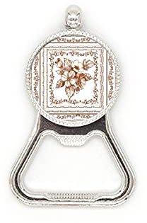 Baroque Art Flower Frame Modern Pattern Metal Beer Bottle Cap Opener Duty Stainless Steel