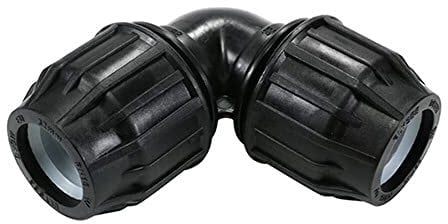 TIMCO MDPE Pipe Fittings 90 Degree Elbow - 32 x 32mm