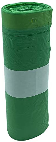 Rollo de 30 bolsas de basura autocierre 40L - 50L. de capacidad