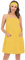 Jamron Damen Verstellbarer Handtuch Wickel Bademantel mit Stirnband für Sport, Dusche, Spa & Strand Cover Ups Gelb M
