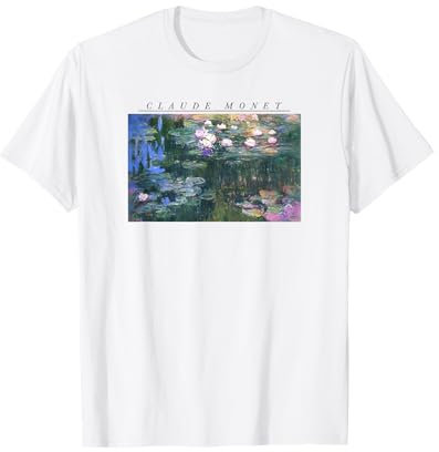 Claude Monet Water Lilies Painting T-Shirt
