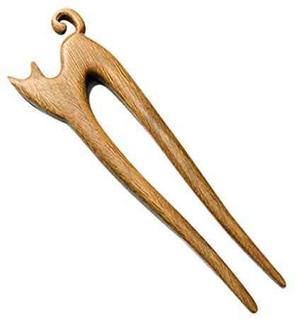 Mikinona Épingle à cheveux en bois de cheveux chinoises de pour les Fourchette à Tige de de style chinois de chinoises