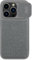 Nillkin Qin Pro Cloth Hülle Geeignet für Apple iPhone 15 Pro - Book Case mit Kamera Slider - Platz für zwei Karten Grau