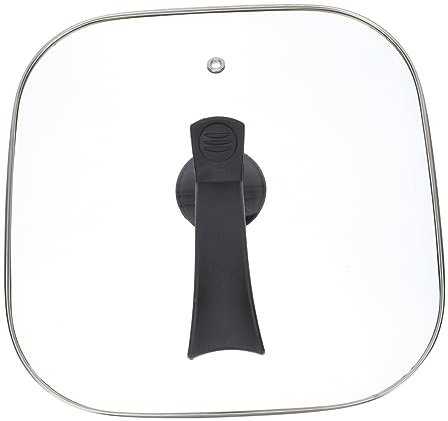 ABOOFAN 1pieza Tapa De Para Sartén Cuadrada Eléctrica Cubierta Visible De Accesorio De Cocina Multifuncional Vertical Para Freír y Cocinar