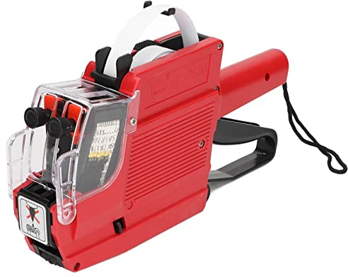 Date Gun Labeler for Food Price Label Gun,Price Tag Gun,Food Price Label Gun Pricing Gun,10 Digits 2 Lines Labeller Marker Attacher Tool Price Guns for Retal Office Retail Store