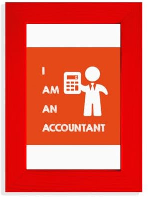 Rechner Buchhaltung Daten Job Bild Display Kunst Rot Fotorahmen