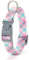 YUDOTE Dog Collars Large Reflective Braid Flat Rope Collar with Safety Buckle Adjustable Soft Cord Coller for Active Female Canines Daily Use,SkyBlush