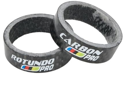 Lightweight and 3K Carbon Fiber Bike Fork Washer Handlebar Ring
