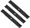 showingo Lawn Mower Blades Replacement for Hustler 54 Mower Blades Raptor SD Fastrak Super Z Replaces 797696 601124 561133B (3Pack)-Enhanced Cutting Efficiency