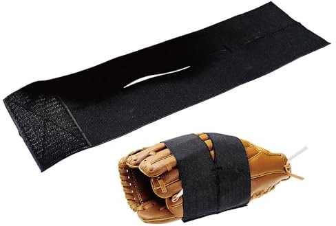 2 Stück Softball-Handschuh-Gurt, Baseball-Handschuh-Wickel, Elastisch Handschuhwickel, Effektive Softball-Handschuhe, Faltbarer Baseballhandschuh-Shaper, Tragbarer Fausthandschuh-Gurt