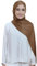 Lina & Lily Damen Hijab Kopftuch Schal mit Glanz-Schimmer Für Muslimische Frauen (Mokkabraun)