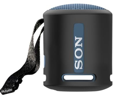 Coque de protection en silicone pour haut-parleur Sony SRS-XB100 XB13 - Protection contre les chutes et la poussière - Noir