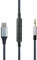 NewFantasia Type C USB C to 2.5mm Audio Cable Compatible with Bose 700, QuietComfort, Ultra QC35 QC35ii QC45 Headphone, Remote Volume Mic Compatible with Samsung Galaxy for Oneplus Android Phone
