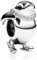 MSPOVOF Eislaufender Pinguin-Charms 925 Sterling Silber Armbänder Anhänger 5A Cubic Zirconia Christmas Geburtstage Geschenk für Damen