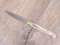 COLTELLO ARTIGIANALE 20 CM pattada brotzu SARDO Pattada MANICO CORNO bue satinato incisione come immagine
