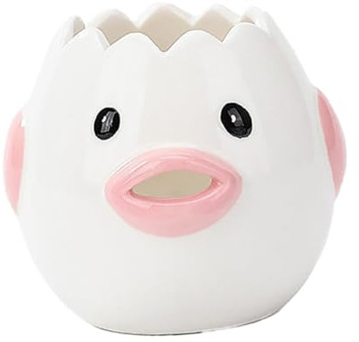 SOIMISS 1stück Praktischer Eiertrenner Keramik Niedlicher Küken-design Für Einfache Trennung Von Eiweiß Und Eigelb Unverzichtbares Backzubehör Für Küche