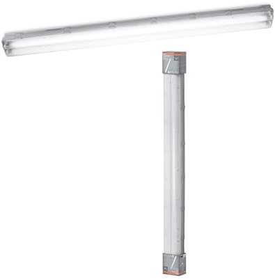 Osram Submarine LED-Feuchtraumleuchte, 2x15W, neutralweiß 4000K, 3000lm, IP65, staub- und spritzwassergeschützt, für Keller und Garagen