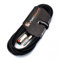 VisioSound 6.35mm 1/4 Male to Female Stereo TRS Jack Lead/Gold Headphone Extension Cable 5m Black