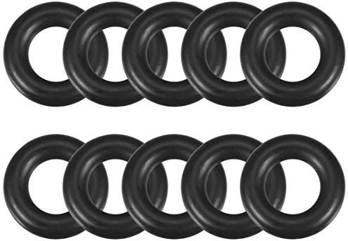 sourcing map 10 Stück O-Ringe Dichtung Metrische 10 mm x 18 mm x 4 mm Nitrilkautschuk Dichtungsring für Sahnespender Poolpumpe Schnellkupplung Kaffeebecher