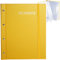 alles-meine.de GmbH Zeugnismappe/Dokumentenmappe/Zeugnisringbuch - Zeugnisse Metallic Effekt - Gold/Gelbgold - A 4 - GEBUNDEN & Erweiterbar - Schraubalbum - mit 24 festen..