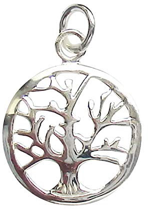 Pendentif arbre de vie, argent, Ø env. 1,7 cm