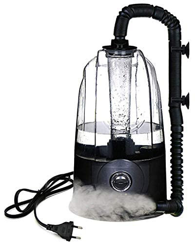 Coospider Reptile Fogger Terrariums Humidifier Fog Machine Mister 3L Large Tank 380ml/hr High Volume Fog Ideal for Paludarium/Vivarium/Reptiles/Amphibians/Herps (Single-tube)