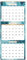 Wandkalender 2024–2025, 3-Monatsanzeige, vertikaler Kalender 2024–2025, April 2024–Juli 2025, Kalender 2024–2025, 27,9 x 66 cm, groß, flach gelegt, perfekt für Ihren geschäftigen Zeitplan