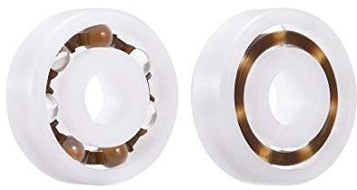 sourcing map 627 Plastic Bearings 7x22x7mm Glass Ball Nylon Cage 2pcs