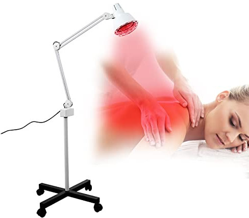 Elitzia Infrared Heating Lamp Philip Light Bulb 140W Body Relaxing Heavy Stands Cross Base ET350