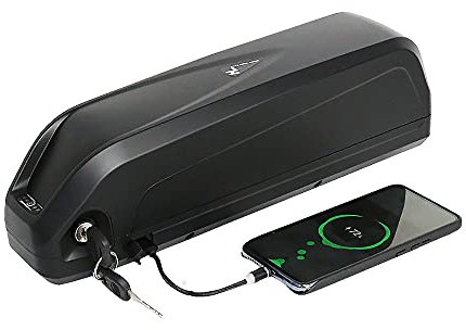 36V 48V 52V 20AH Batería de Bicicleta eléctrica, Batería de Litio con Cargador Ebike Batería, Puerto USB Cargador Placa de protección BMS para 1500W 1000w 750w 500w 250W Motor (48V20AH)