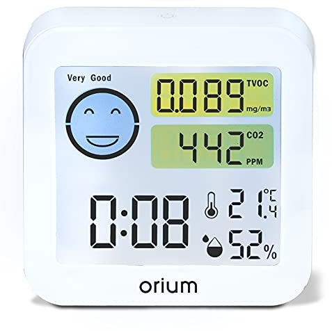 Orium 23656 Luftqualitätsmessgerät innen, ABS, Weiß