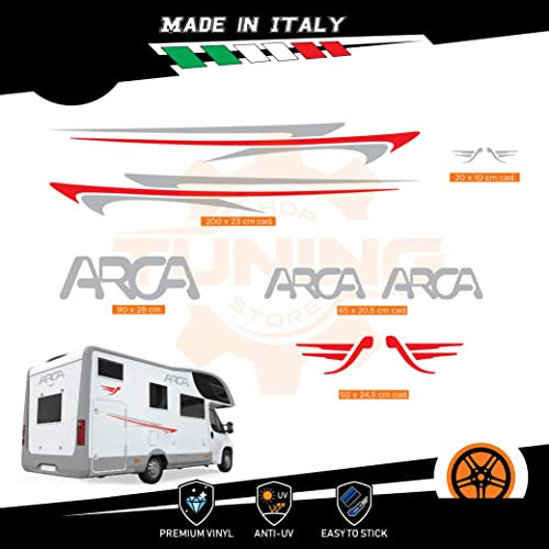 Generico Kit Adesivi Camper Arca - Versione M