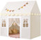 Tiny Land Kids Play Tent with Mat and Lights, Playhouse for Toddlers 3+, Indoor Baby Tent, 52 x 35 x 53