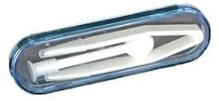 Caja de lentes de contacto con punta de pinzas, removedor de insertos, ventosa suave A1F, adecuada para usuarios de lentes de contacto (1 pieza azul), (qh-F-0511)