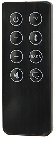 Replacement remote control for 5 10 15 Series ii TV sound system, compatible with 418775 410376 431974 845194 TV sound barrier system remote control with Bluetooth button