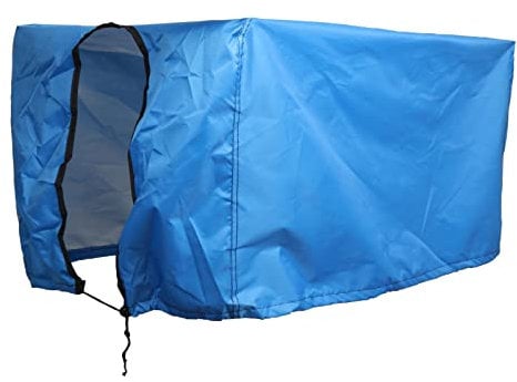 Garden Cart Cover, Wagon Cart Cover, Dustproof Wagon Rain Cover, Waterproof Protective Cover for Folding Trolley Cart, Blue