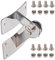 MWEDP Edelstahl-Scharnierdichtungssatz, kompatibel mit Weber Smokey Mountain WSM Smoker Grill 18,5 22,5 Smoker G-rill One Touch BBQ Schnellspanner ​- Lassen Sie den Deckel mit dem Grill verbinden