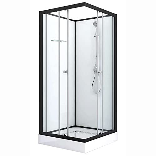 Sanotechnik Cabina doccia completa tinta unita, 80 x 80/90 x 90 x 203 cm, 90 x 90 cm