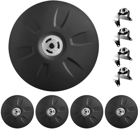 Grandroad auto 57,1 cm (22,5 Zoll) hochwertige, aerodynamische Halb-LKW-Radabdeckungen, langlebige Aero-Effizienz-Felgenschutz für verbesserte Kraftstoffeinsparung, passend für