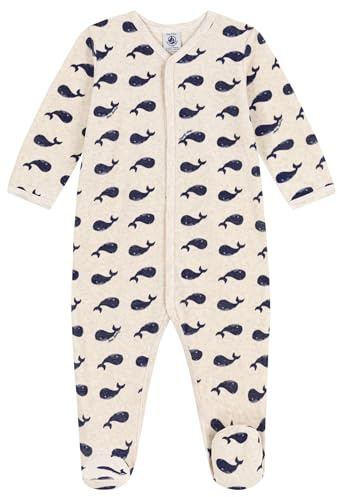 Petit Bateau Unisex Baby Langärmliger Schlafanzug