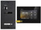 Balter EVO HD Schwarz/Schwarz Video Türsprechanlage Set für 1 Familienhaus (1x Türstation mit Full HD-Kamera, 1x Touchscreen 7 Zoll Monitor, 2-Draht Bus, 175° Weitwinkel, Türöffner)