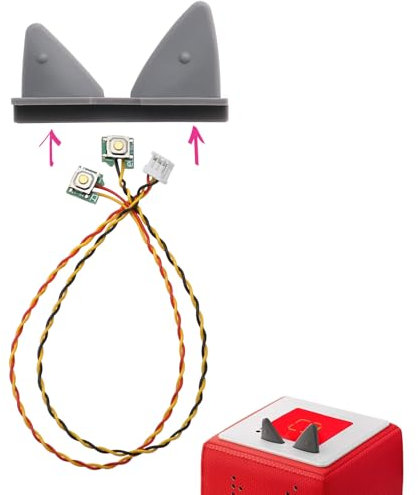NUOGELIYA Remplacement du câble de la toniebox Inclus(e) Boutons électroniques Oreilles de Remplacement (Diversi Colori)