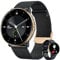 Smartwatch Fitnessuhr Wasserdicht Uhren mit Telefonfunktion: Damen Smart Watch Rund 1.43 Zoll AMOLED Armbanduhr mit Schlafmonitor Pulsuhr Schrittzähler Uhr 100+ Sportmodi Sportuhr für Android iOS