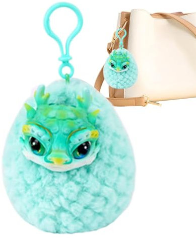 Dragon animal en peluche, porte-clés en peluche dragon - Adorable pendentif en peluche dragon,Pendentif ornements d'animaux en peluche, porte-clés en peluche dragon pour sac à main, sac à main, sac à