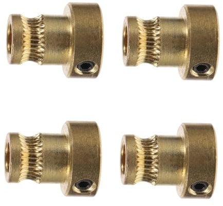 PartyKindom 4stücke Messing Extruder Zahnrad Für Drucker Robuste Fütterungsräder Einfache Installation Hohe Tragfähigkeit Langlebige Materialien Universelle Kompatibilität