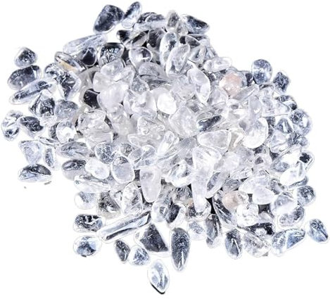 BTBTB Pierres d'aquarium, Pierres décoratives 100 g 200 g, spécimen de Gravier, Quartz Rose, améthyste, décoration d'intérieur colorée for Aquarium(Clear Quartz,200g)