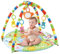 Kick and Play Piano Gym, Bauch-Aktivitätsmatte - Rundes Kick-and-Play-Aktivitäts-Fitnessstudio,Faltbare -Spielunterlage, Sprachspiel-Fitnessstudio für Kinder, Kinder, Familie,