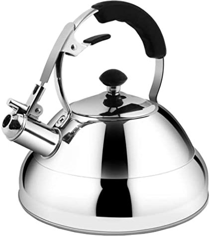 Teiere, Bollitore elettrico Piano cottura Bollitore a fischio Teiera con manico ergonomico Teiera