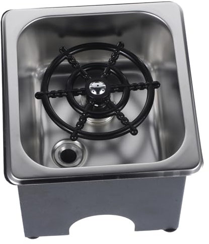 SHINEOFI Glasbecherspüler Aus Edelstahl Für Bar Home Restaurant Flaschenbecherspüler Mit Hochdruckwasser Zur Effektiven Reinigung Von Tassen Und Flaschen